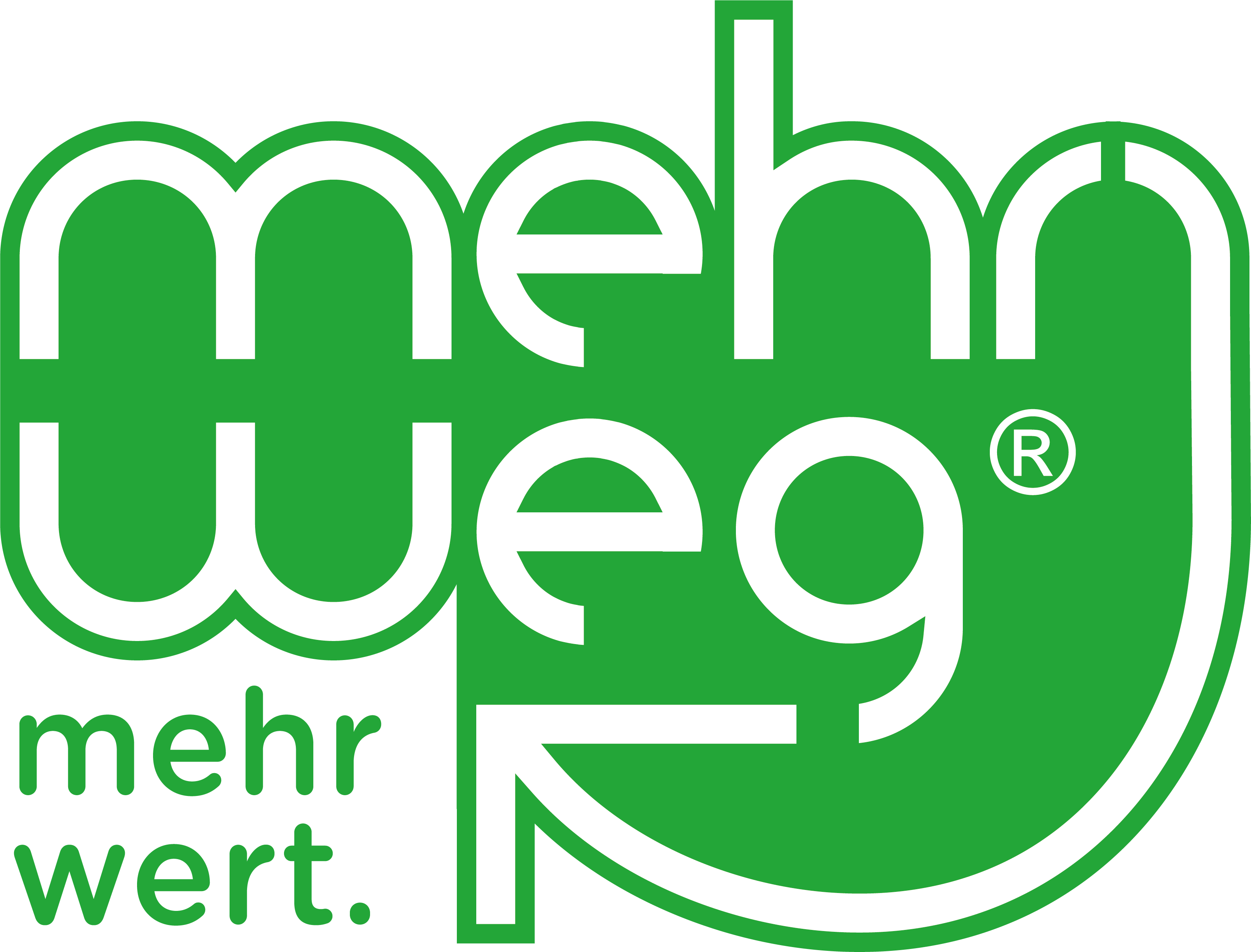 Logo mehr weg