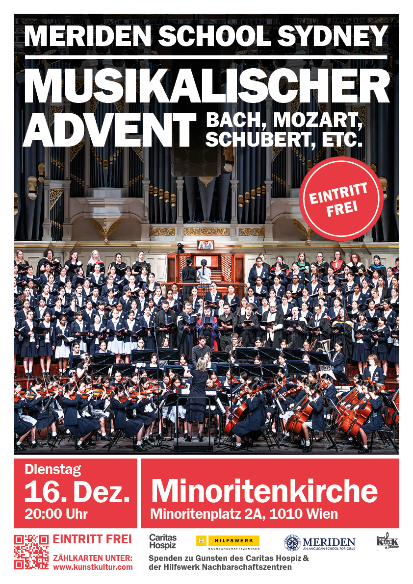 Plakat mit den Informationen zum Benefiz-Konzert.