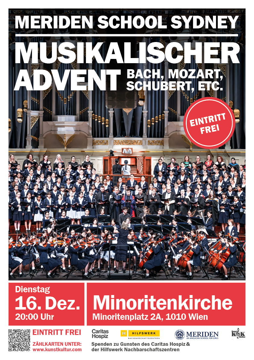 Plakat mit den Informationen zum Benefiz-Konzert.