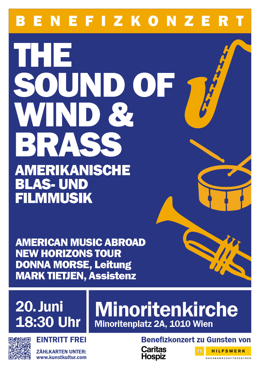 Plakat mit den Informationen zum Benefiz-Konzert.