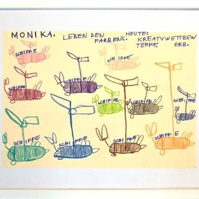 Schiff Ahoi von Monika Glavanovits