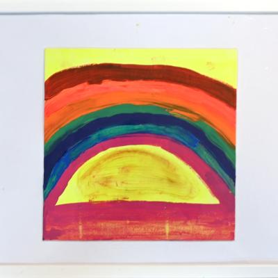 Fantasie Regenbogen im Regenbogen-Land von Katharina Eigner