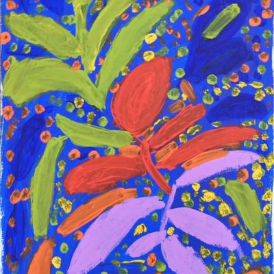Bunte Blumen von Günther Mrazek