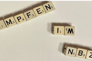 Buchstaben Bausteine Impfen im NBZ